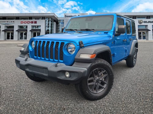 Jeep Wrangler Sport S de 4 puertas y tracción 4x4, 2024