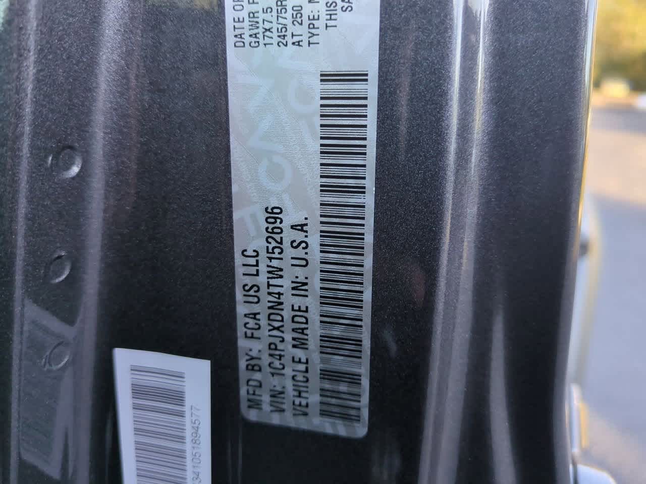 2026 Jeep Wrangler WRANGLER 4-DOOR SPORT