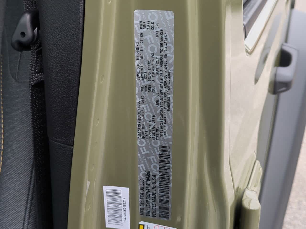 2026 Jeep Wrangler WRANGLER 4-DOOR SPORT