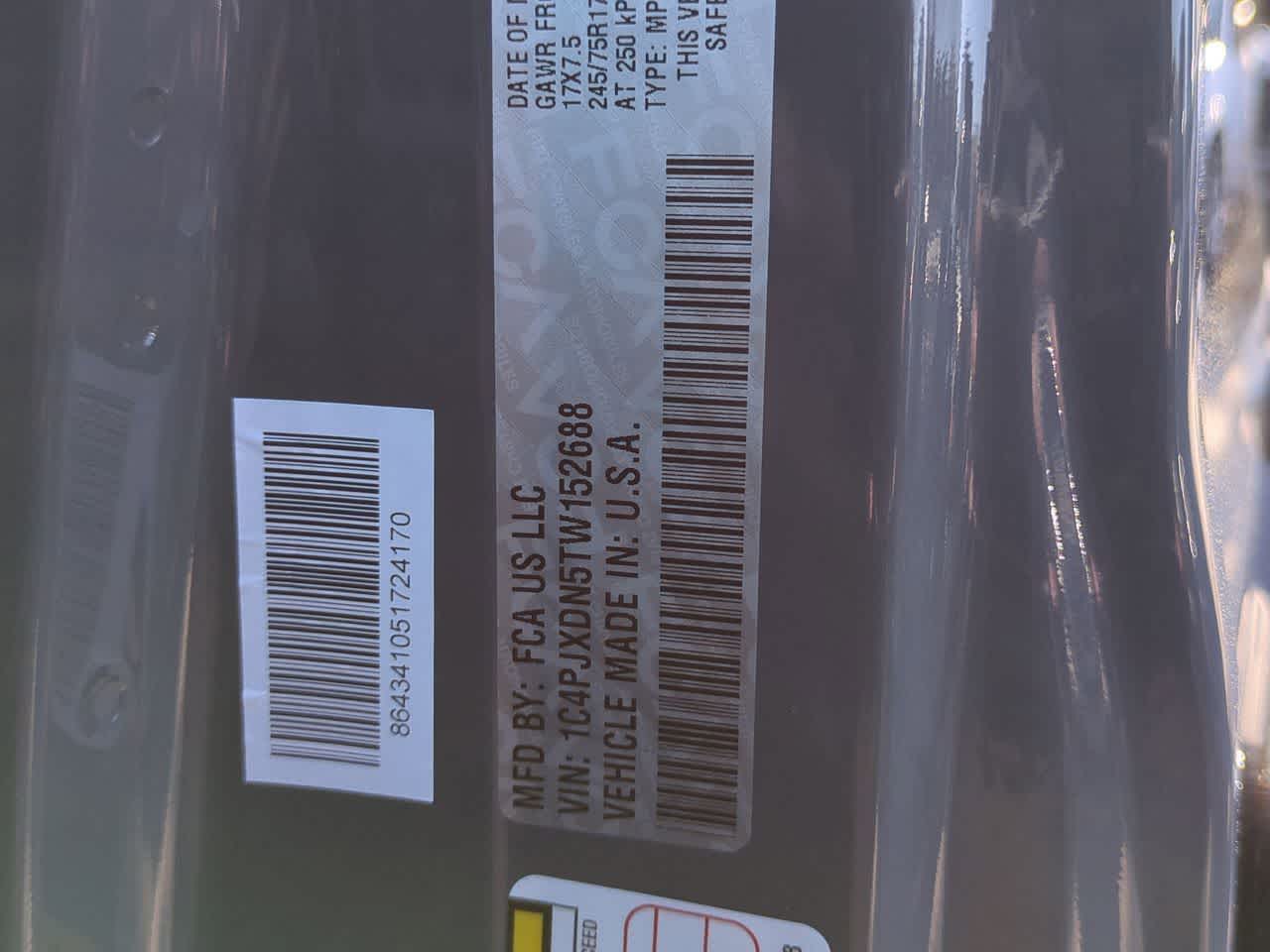 2026 Jeep Wrangler WRANGLER 4-DOOR SPORT