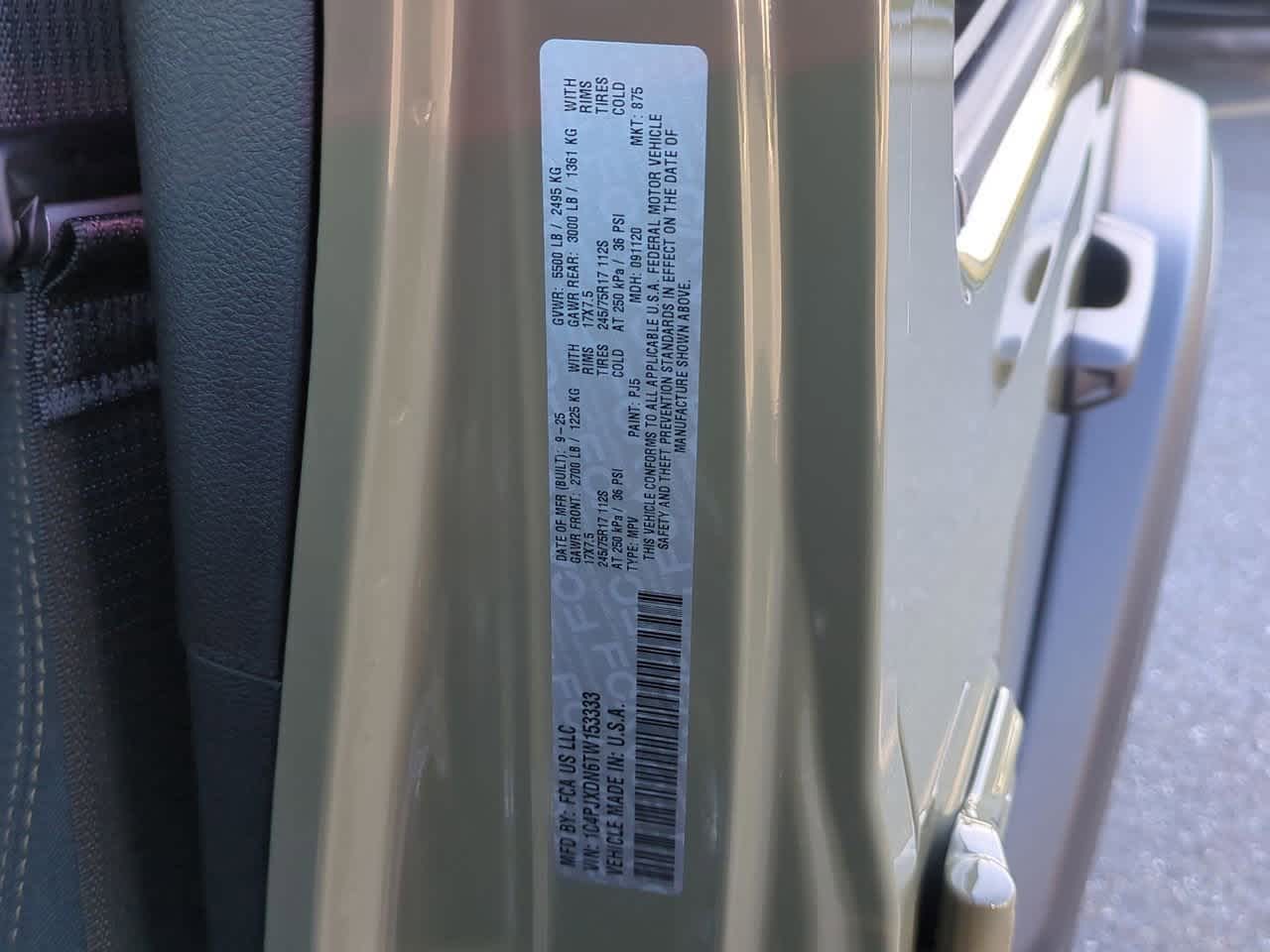 2026 Jeep Wrangler WRANGLER 4-DOOR SPORT