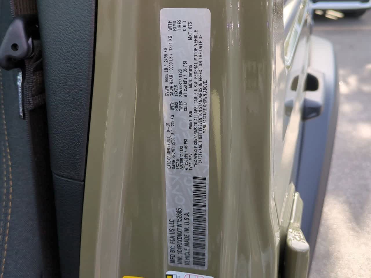 2026 Jeep Wrangler WRANGLER 4-DOOR SPORT