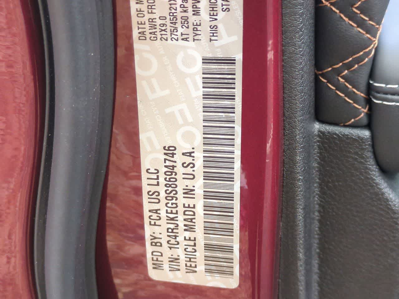 Jeep Grand Cherokee L Summit 4x4 2025