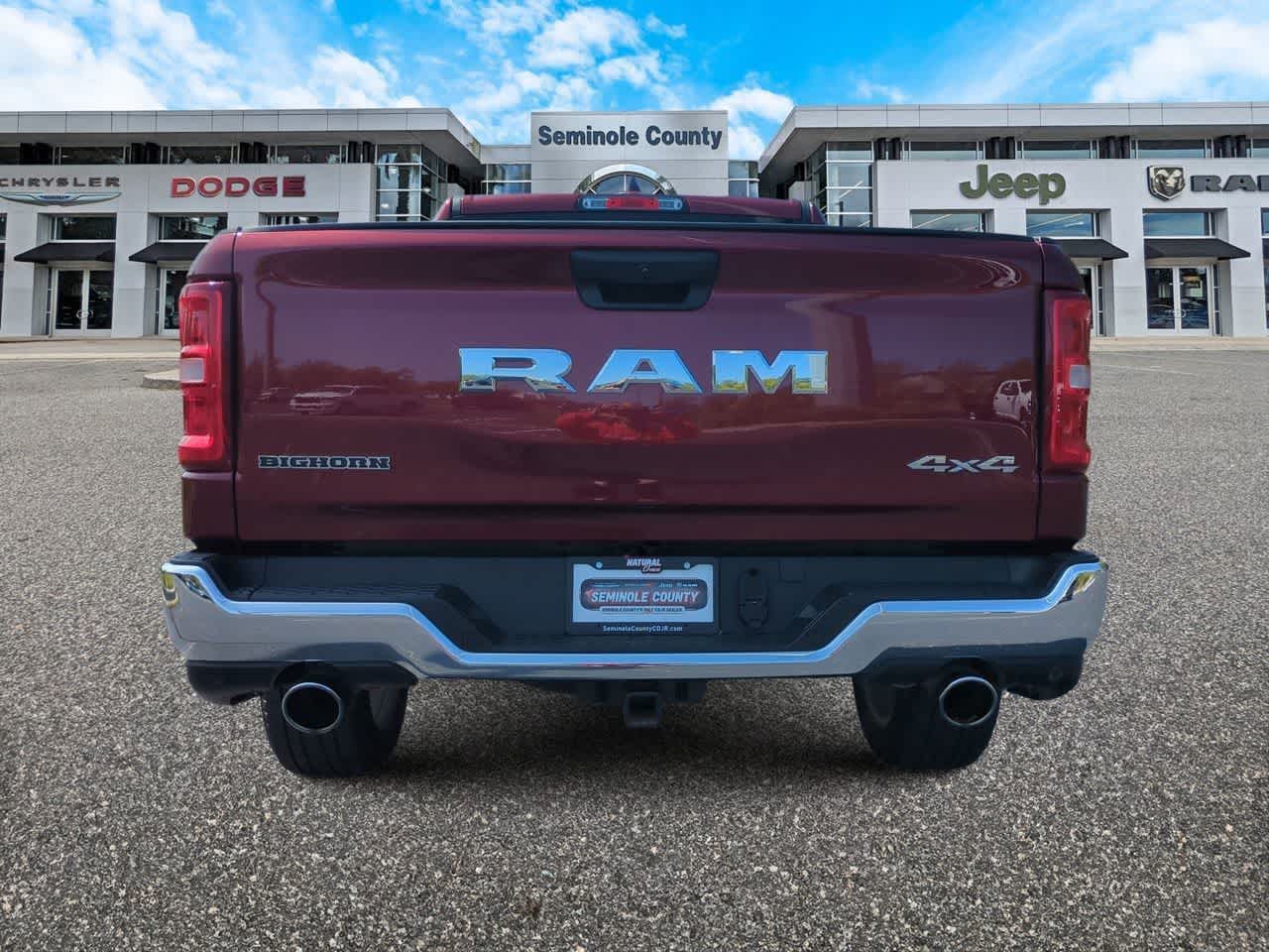 RAM 1500 Big Horn de 2026, cabina doble, tracción 4x4, caja de 1,70 m