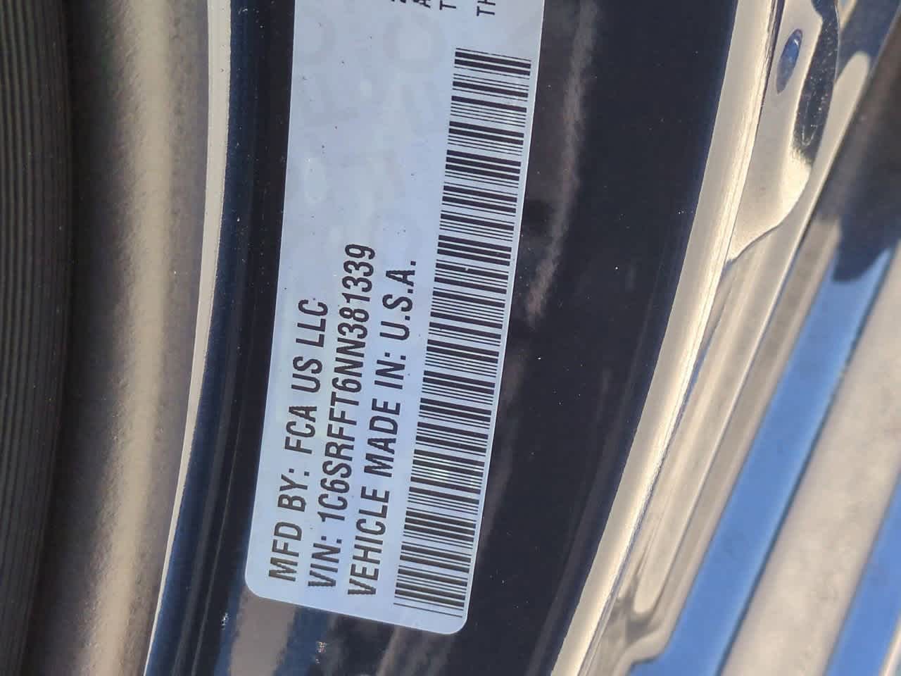 2022 RAM 1500 Big Horn Cabina Doble 4x4 Caja de 5'7''