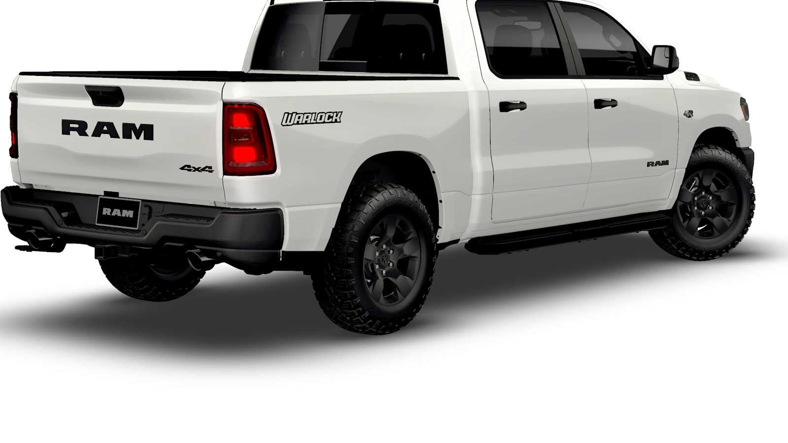 RAM 1500 WARLOCK de 2026, cabina doble, tracción 4x4 y caja de 1,70 m