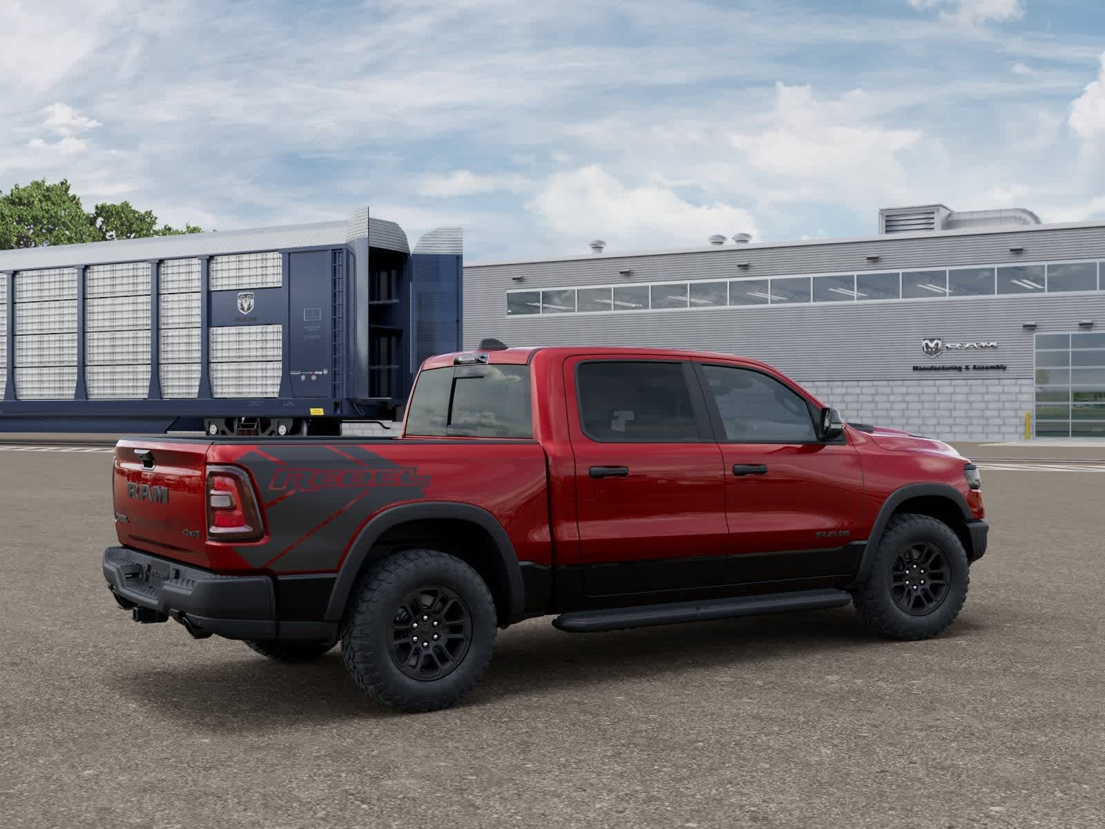 RAM 1500 de 2027, RAM 1500 REBEL, cabina doble, 4x4, caja de 5'7'