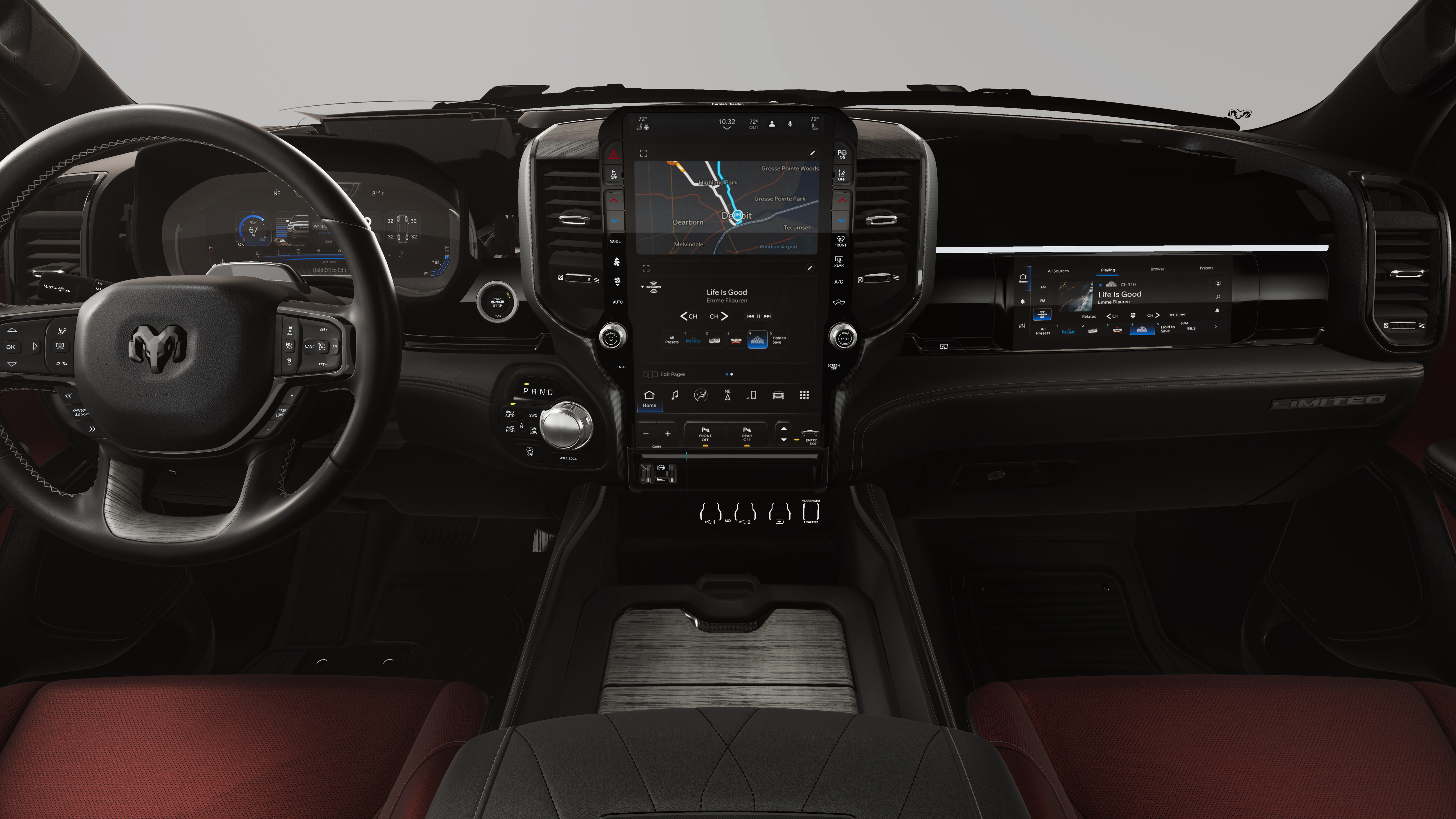 RAM 1500 de 2026, RAM 1500 LIMITED, cabina doble, 4x4, caja de 6'4"