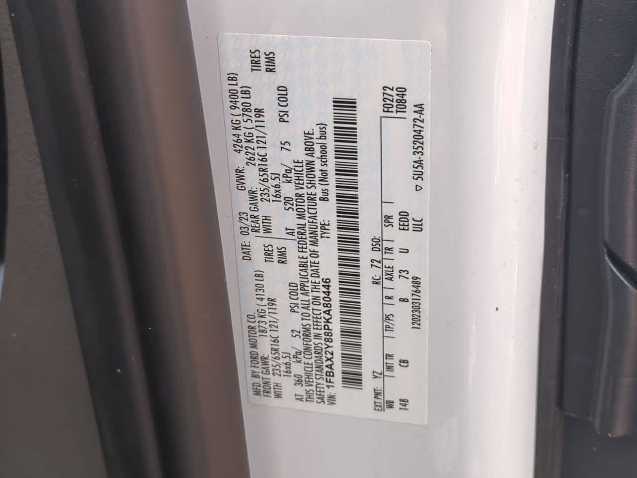 Ford Transit-350 Passenger Van XLT 2023