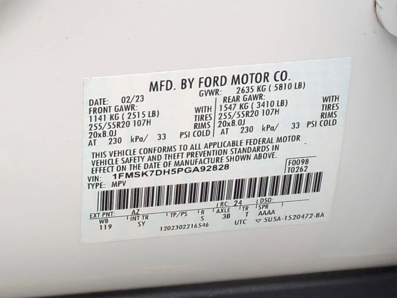 Ford Explorer XLT 2023