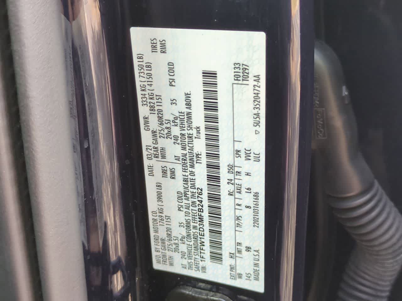 Ford F-150 Platinum 2021