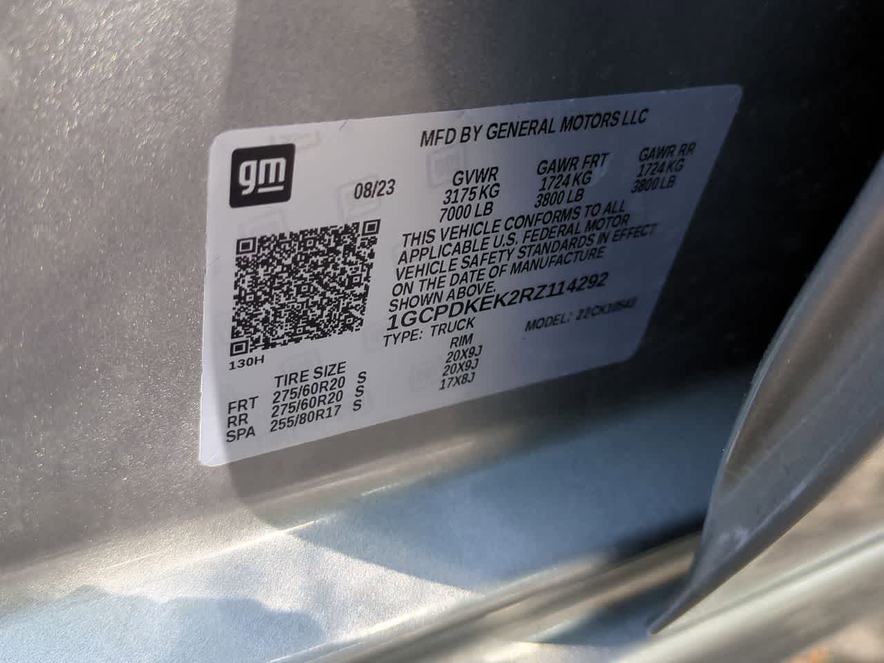 Chevrolet Silverado 1500 4WD Crew Cab Short Bed LT con 2FL, 2024