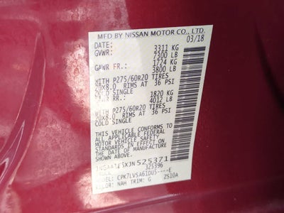 Nissan TITAN SL 2018