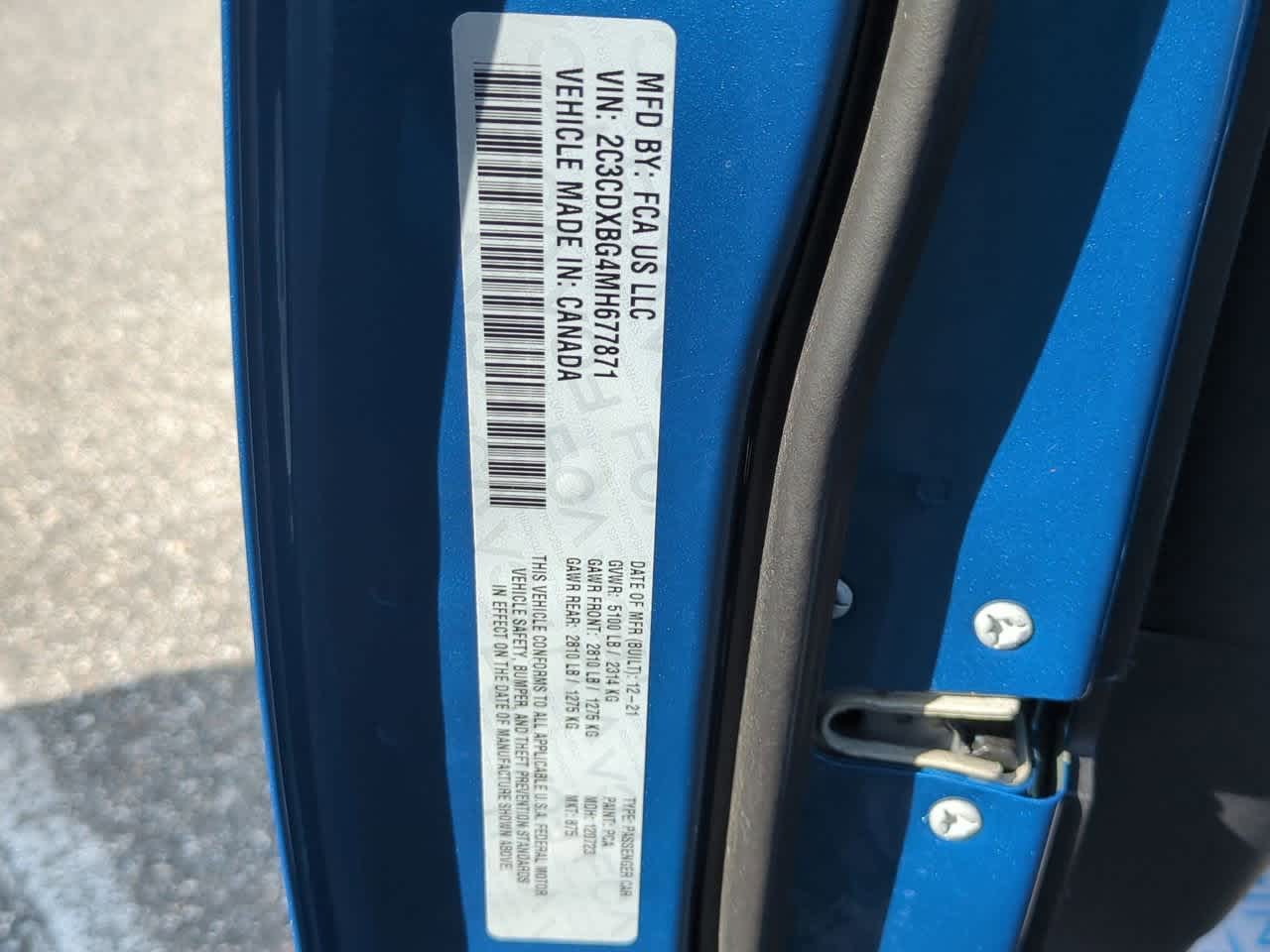 2021 Dodge Charger SXT RWD