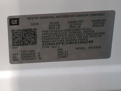 Chevrolet Equinox Premier 2019