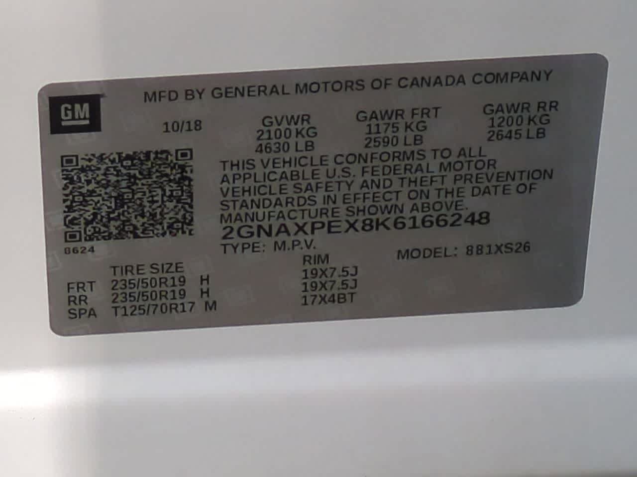 Chevrolet Equinox Premier 2019