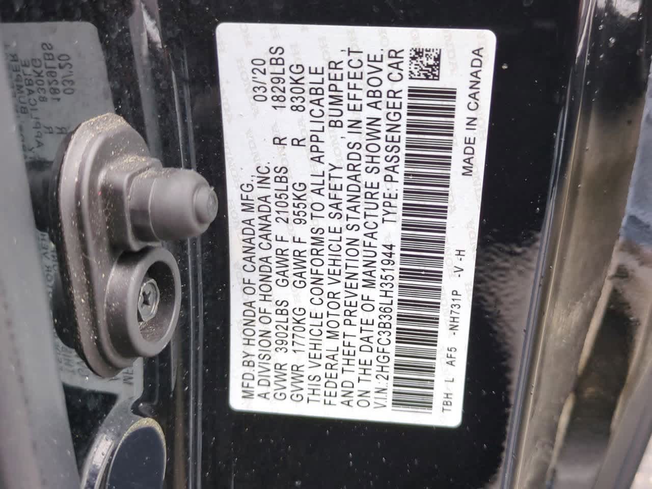 Honda Civic Coupé EX 2020