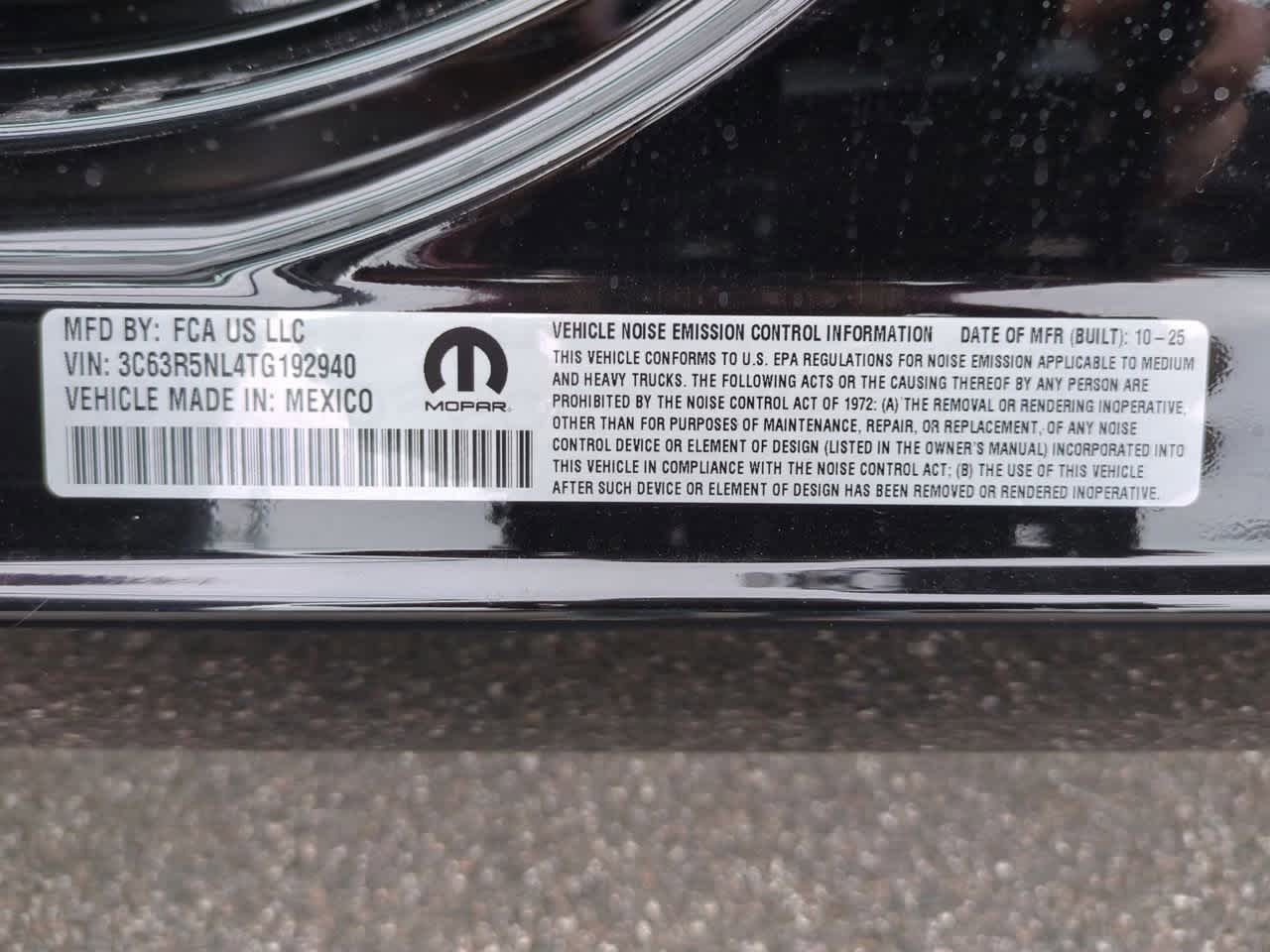 2026 RAM Ram 2500 RAM 2500 LARAMIE MEGA CAB 4X4 6'4' BOX