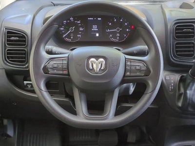 RAM ProMaster 3500 Furgoneta de carga Tradesman de techo alto, 2025, distancia entre ejes de 159 pulgadas, versión EXT