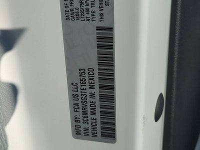 2026 RAM ProMaster RAM PROMASTER 3500 TRADESMAN CARGO VAN SUPER TECHO ALTO 159' WB EXT