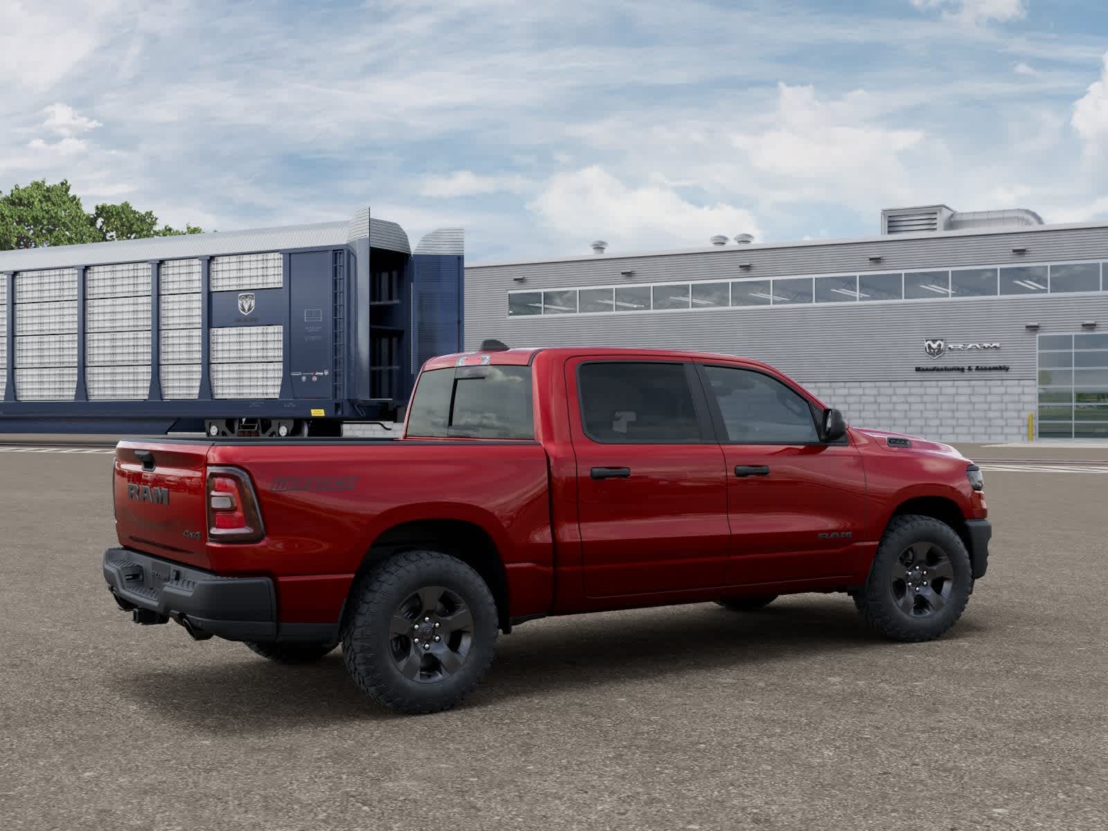 RAM 1500 WARLOCK de 2026, cabina doble, tracción 4x4 y caja de 1,70 m