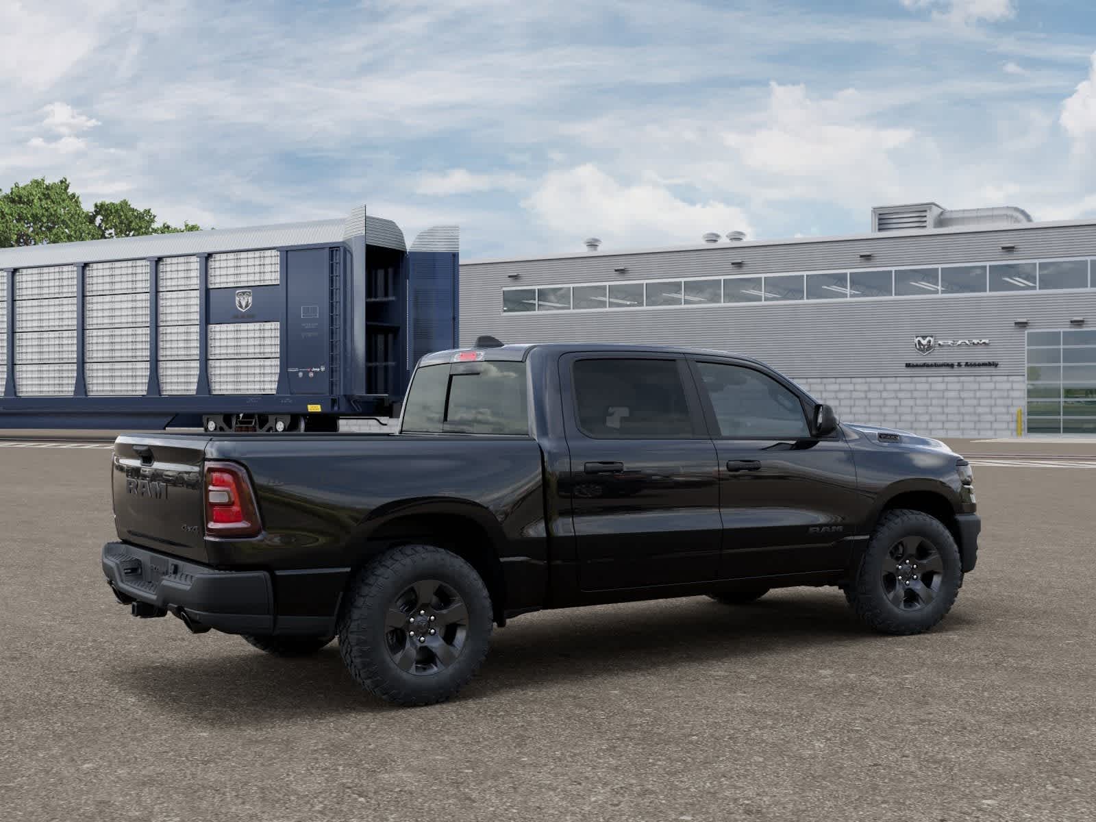 RAM 1500 WARLOCK de 2026, cabina doble, tracción 4x4 y caja de 1,70 m