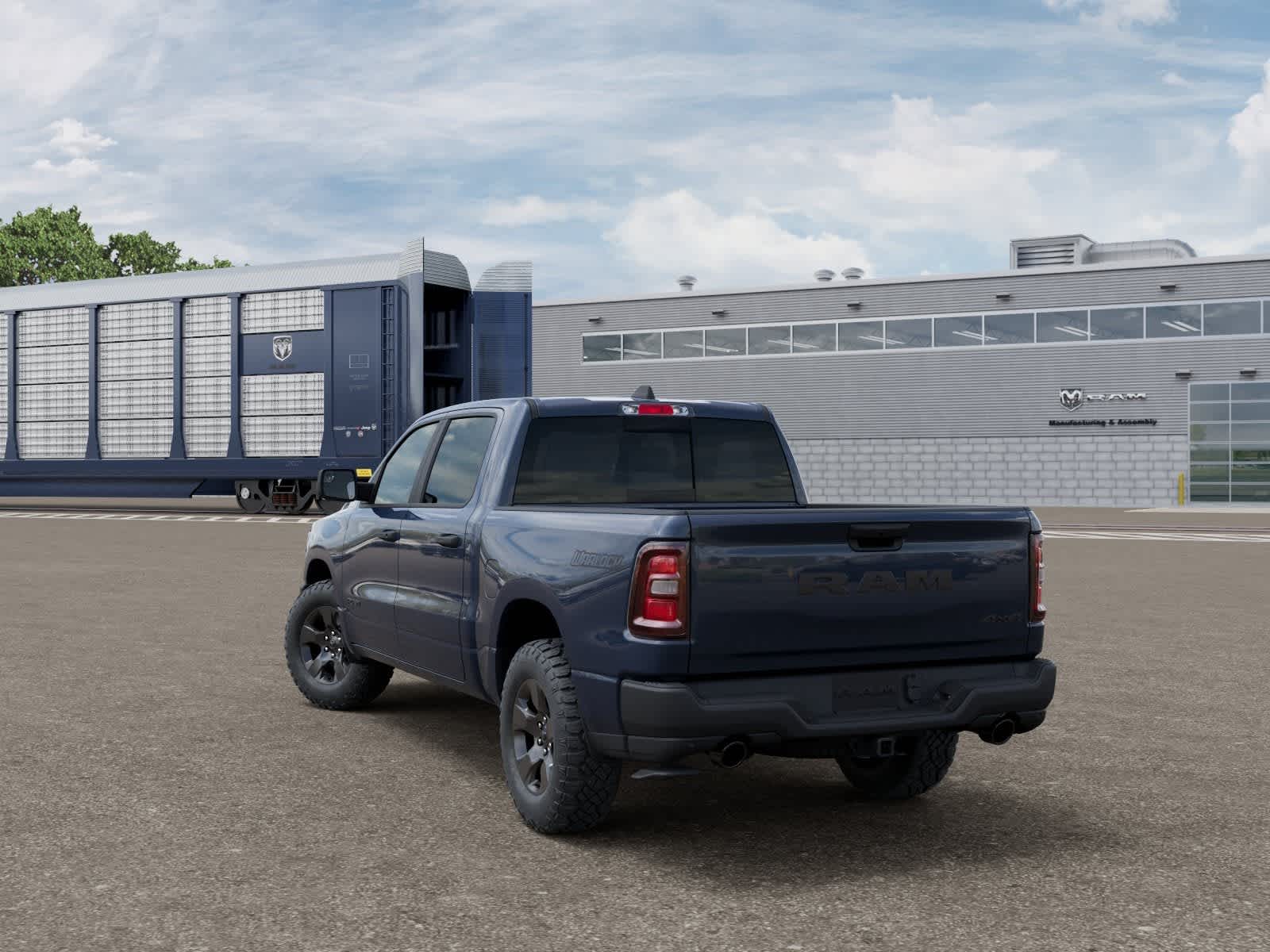RAM 1500 WARLOCK de 2026, cabina doble, tracción 4x4 y caja de 1,70 m