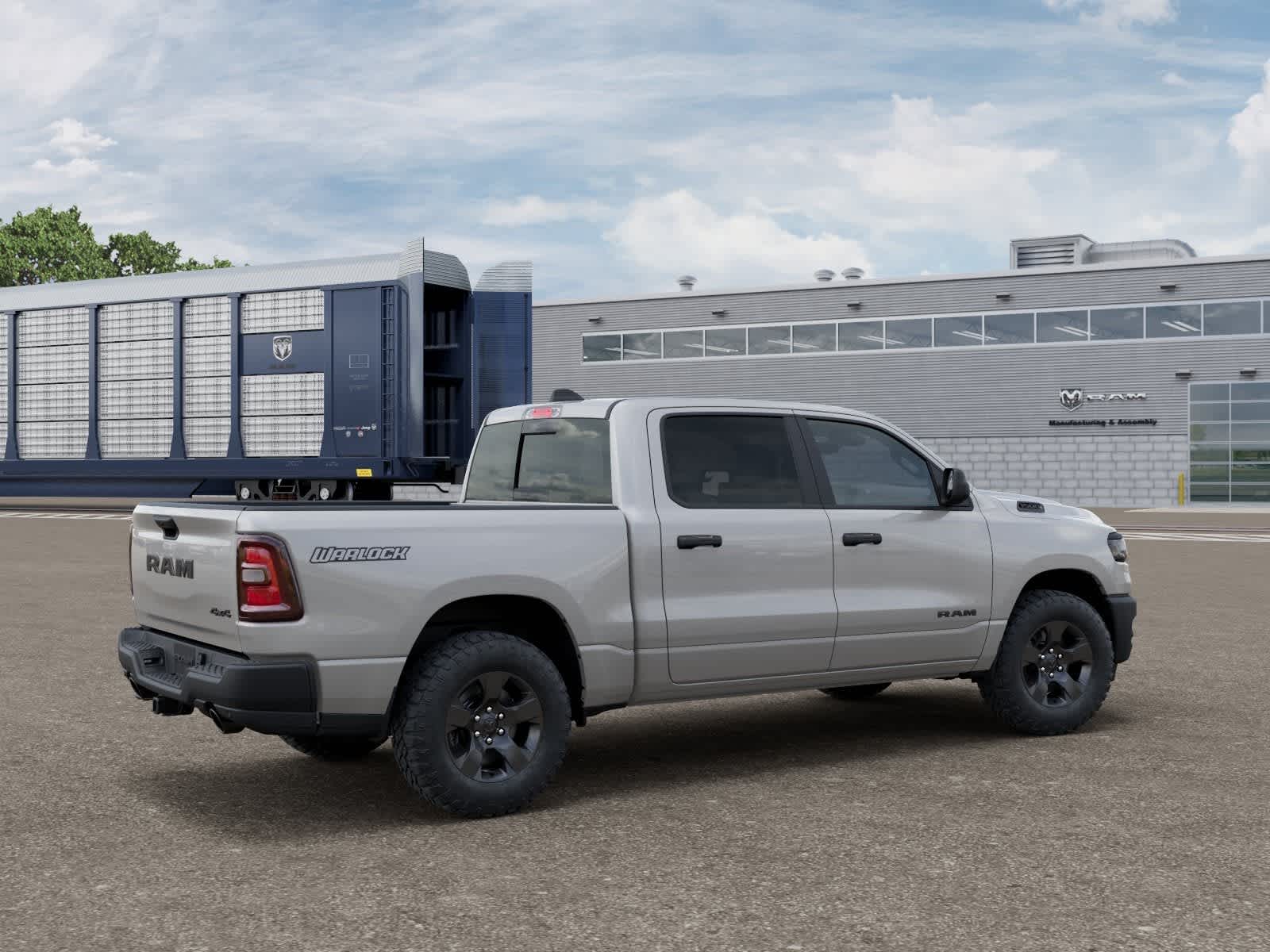 RAM 1500 WARLOCK de 2026, cabina doble, tracción 4x4 y caja de 1,70 m