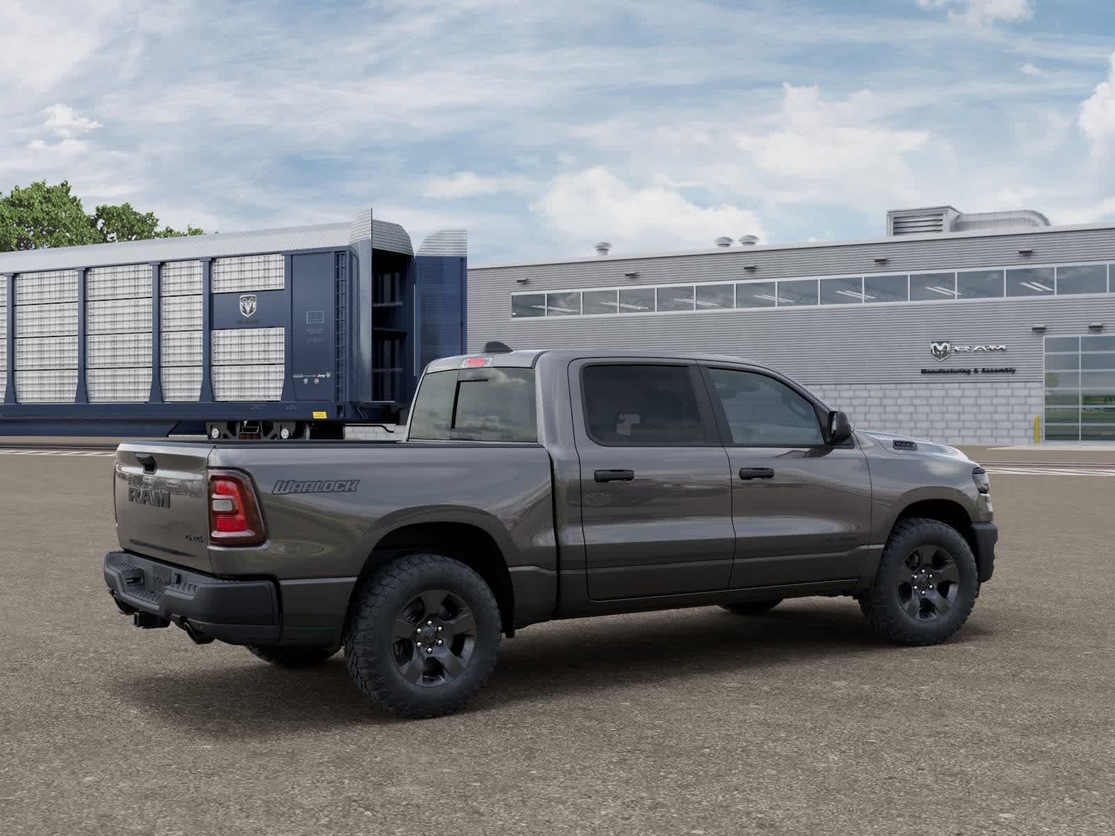 RAM 1500 WARLOCK de 2026, cabina doble, tracción 4x4 y caja de 1,70 m