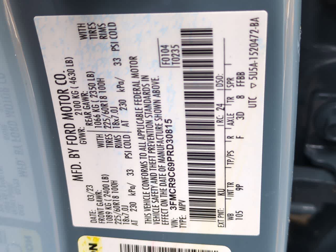 Ford Bronco Sport Outer Banks 2023