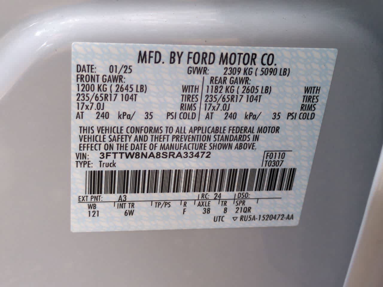 Ford Maverick Tremor 2025