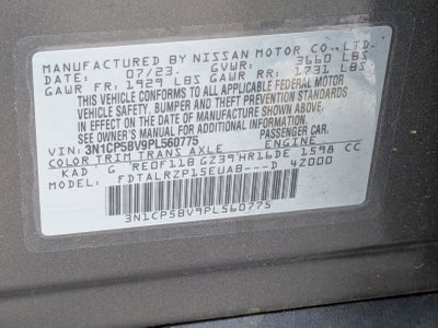 Nissan Kicks S Xtronic CVT 2023