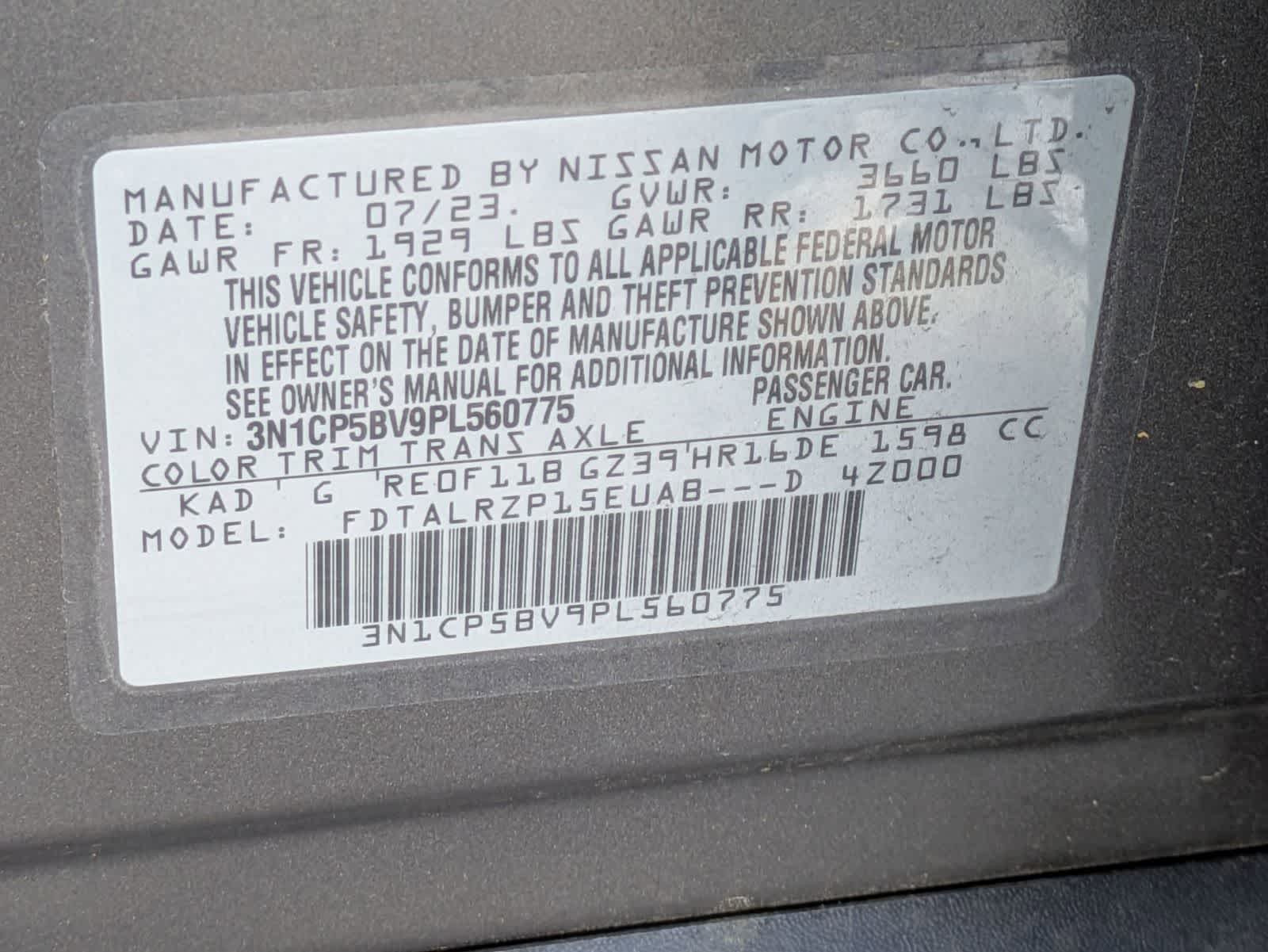 Nissan Kicks S Xtronic CVT 2023