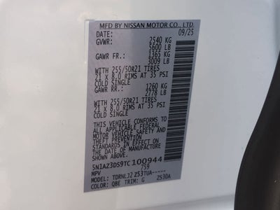 Nissan Murano Platinum 2026