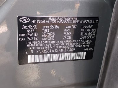 Hyundai Santa Fe SEL 2021