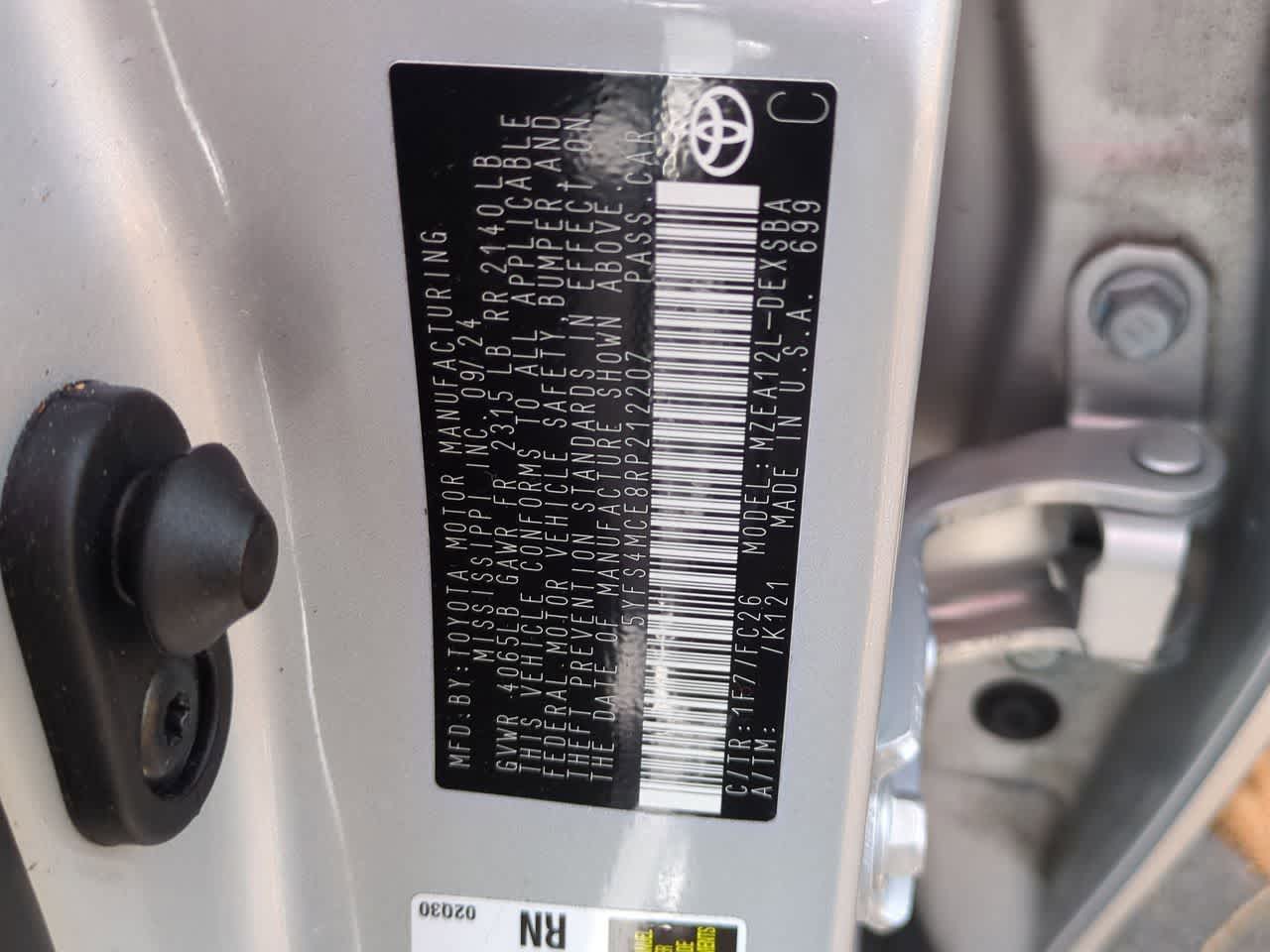 Toyota Corolla SE 2024