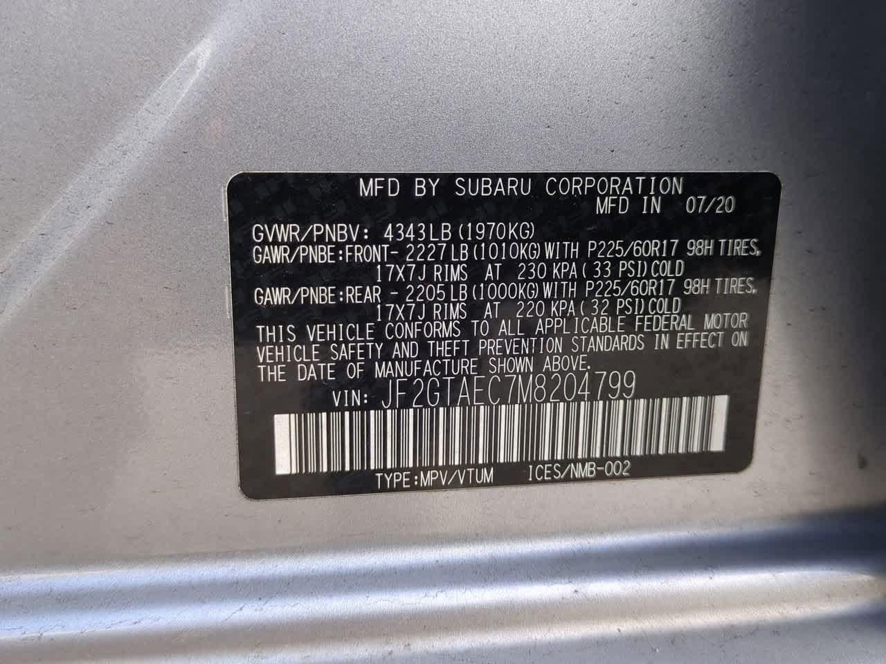 Subaru Crosstrek Premium 2021