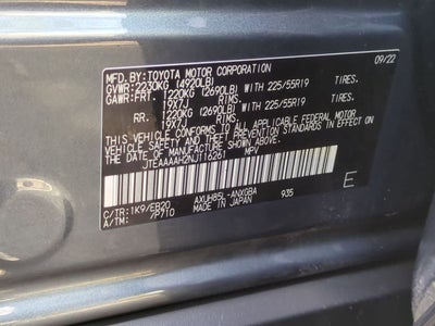 Toyota Venza XLE 2022