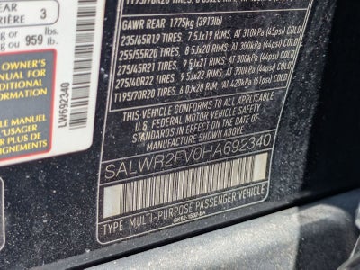 Land Rover Range Rover Sport 3.0 L V6 Supercharged HSE de 2017