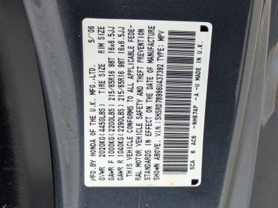 Honda CR-V SE de 2006