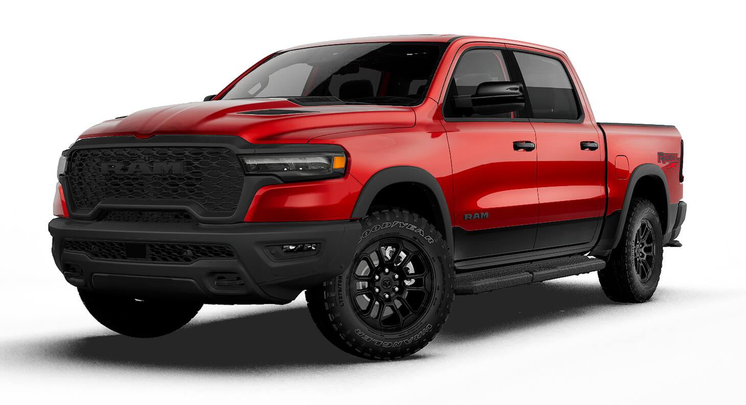 RAM 1500 de 2027, RAM 1500 REBEL, cabina doble, 4x4, caja de 5'7'