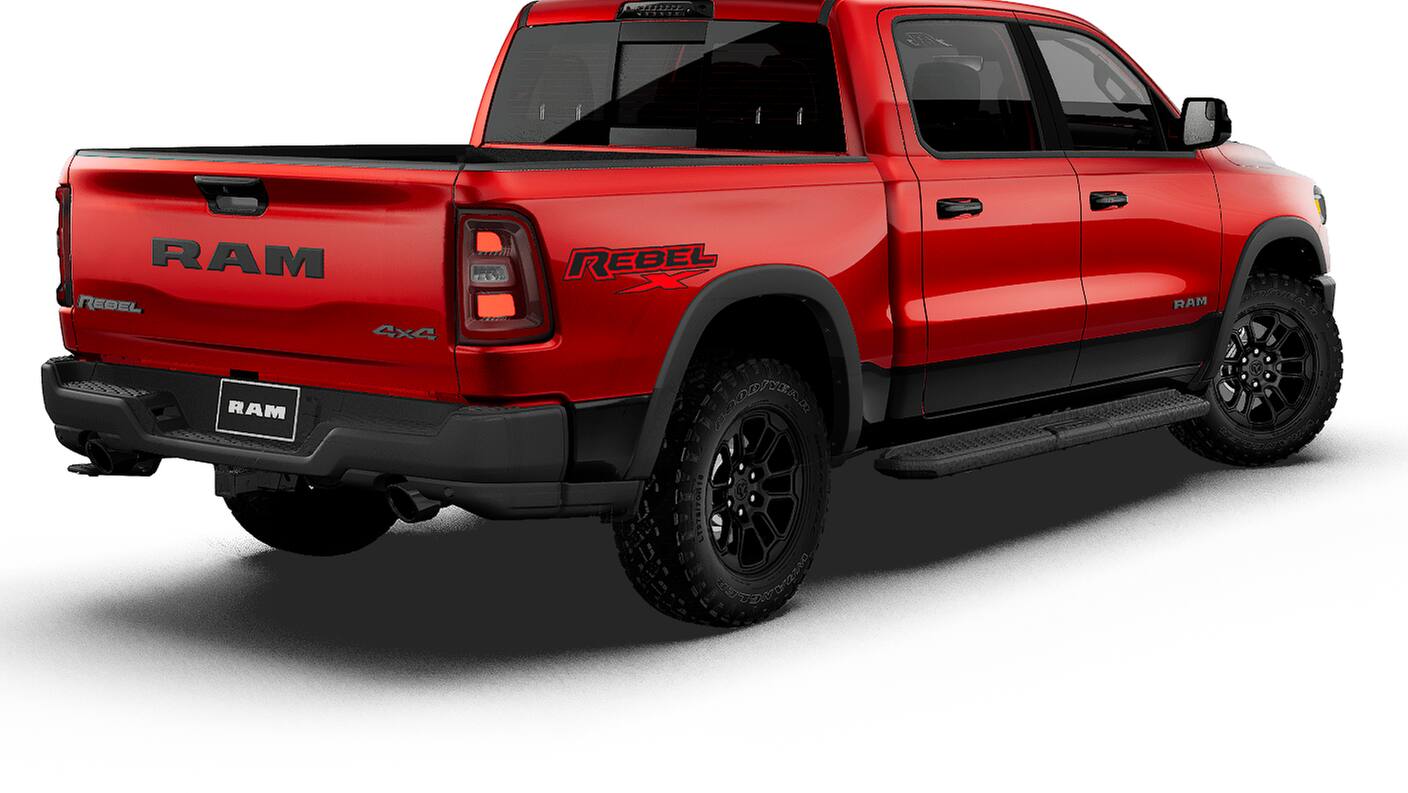 RAM 1500 de 2027, RAM 1500 REBEL, cabina doble, 4x4, caja de 5'7'