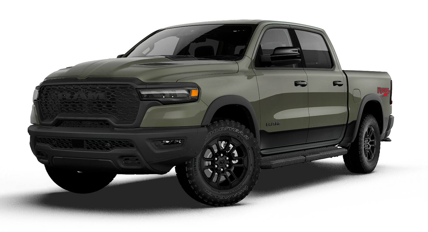 RAM 1500 de 2027, RAM 1500 REBEL, cabina doble, 4x4, caja de 5'7'
