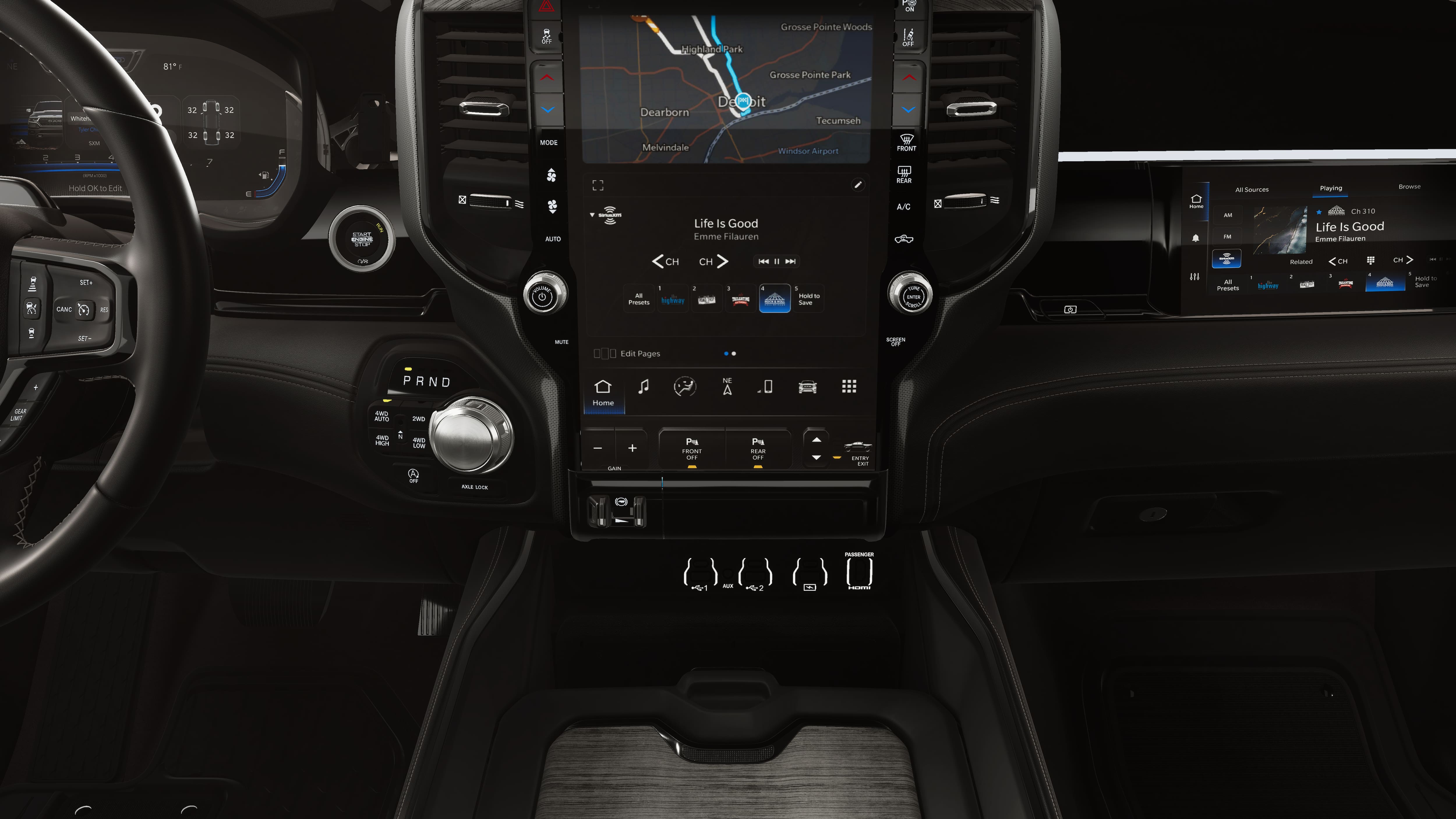 RAM 1500 de 2026, RAM 1500 LIMITED, cabina doble, 4x4, caja de 6'4"