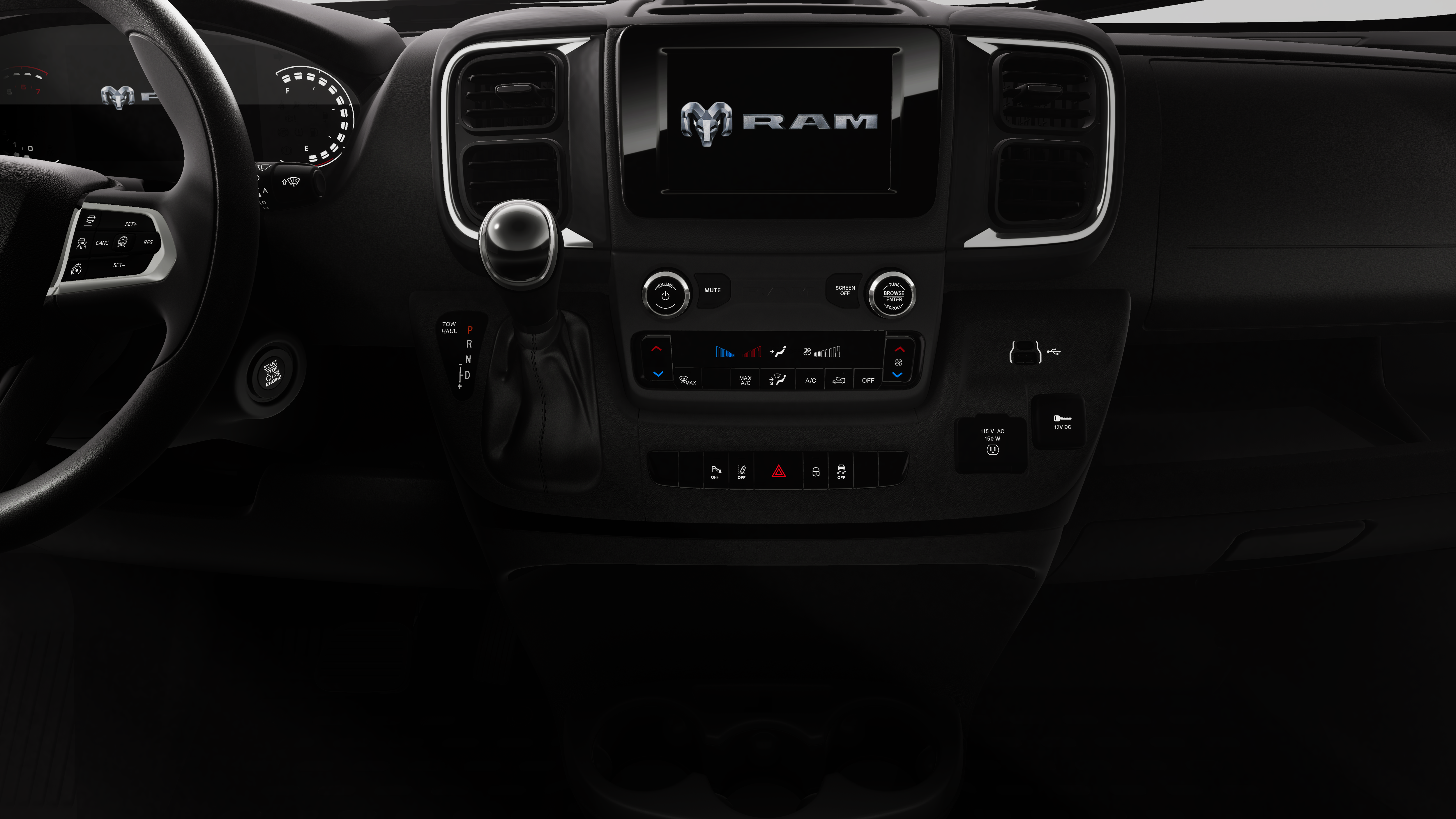 2026 RAM ProMaster RAM PROMASTER 3500 SLT Furgoneta de carga con techo superalto, distancia entre ejes de 159 pulgadas