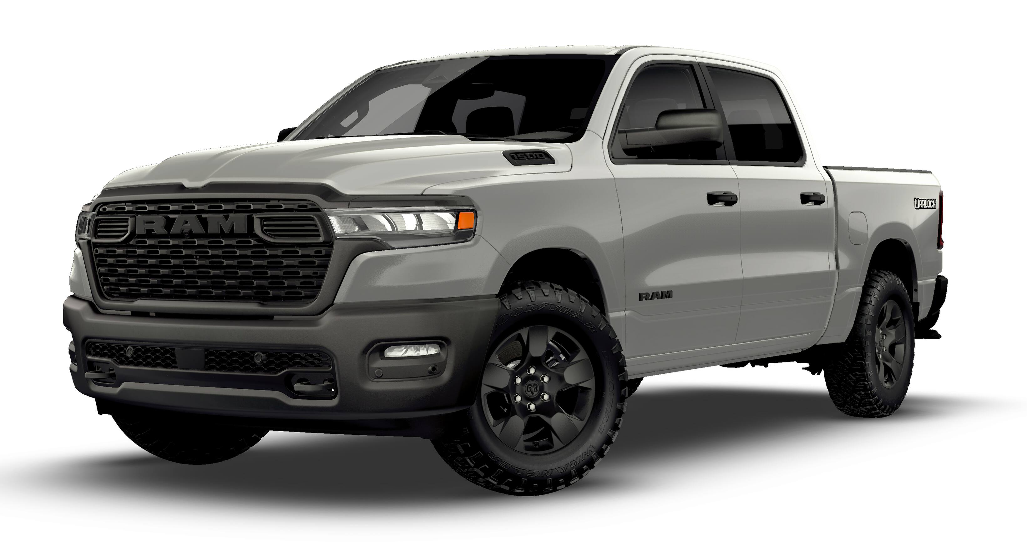 RAM 1500 WARLOCK de 2026, cabina doble, tracción 4x4 y caja de 1,70 m